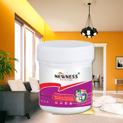 JS Polymer Gray Roof Waterproof Transparent Polyurethane Coating для террасовой гидроизоляции