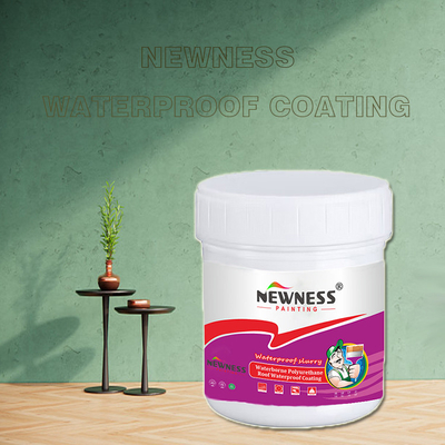 JS Polymer Gray Roof Waterproof Transparent Polyurethane Coating для террасовой гидроизоляции