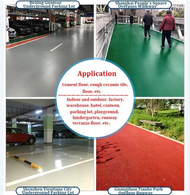 Foshan NEWNESS Эпоксидная самовыравнивающаяся краска для пола CAS No 24969-06-0 Толщина пленки